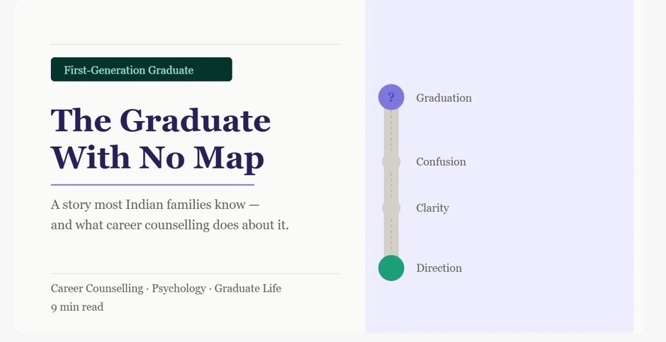 First generation graduate with no career roadmap 